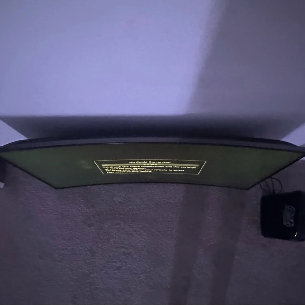 Samsung Black Curved TV